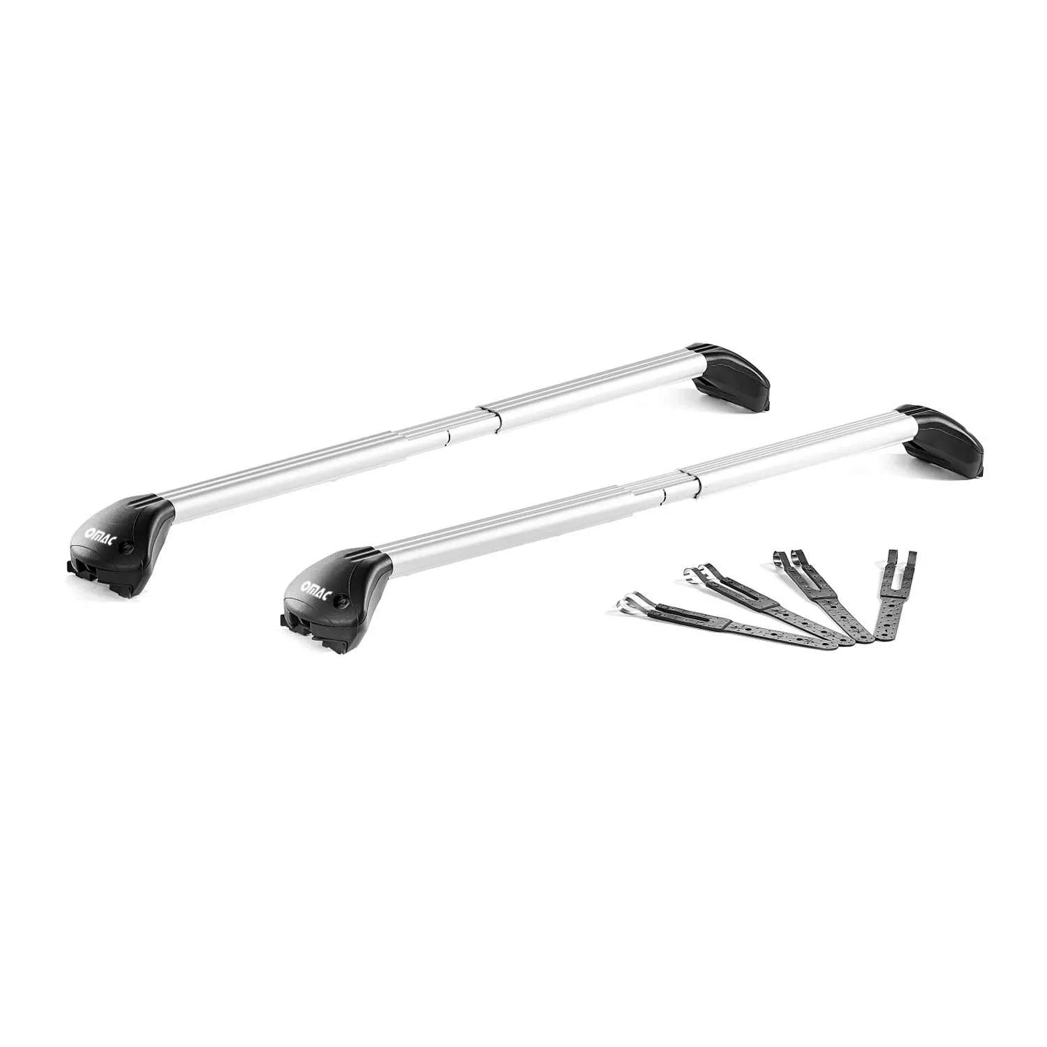 1991-1995 Toyota 4Runner Roof Rack Cross Bars Silver