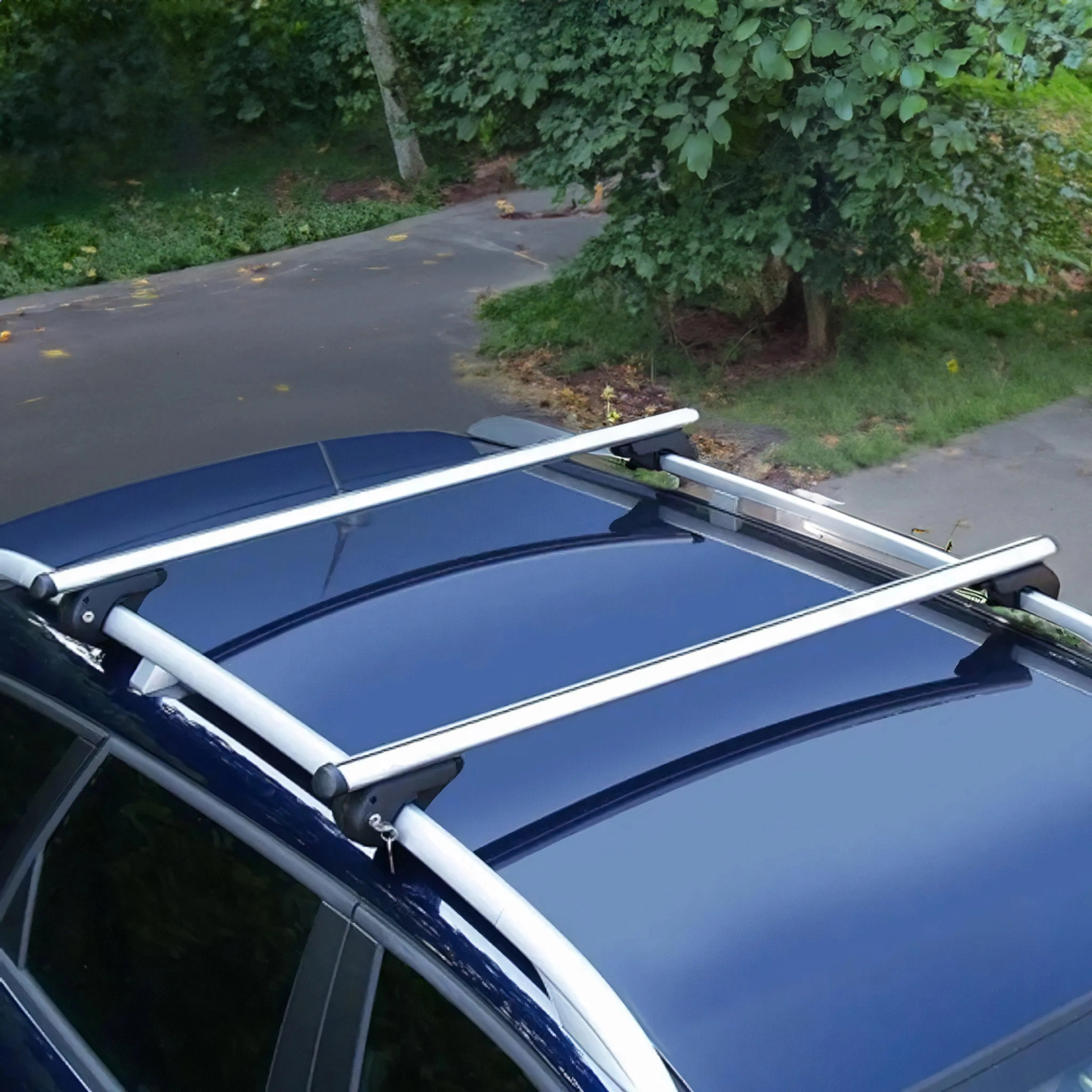 1997-2002 Kia Sportage Roof Rack Cross Bars Silver