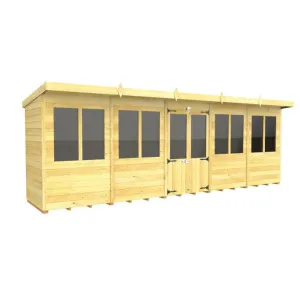 4ft x 20ft Pent Summer House