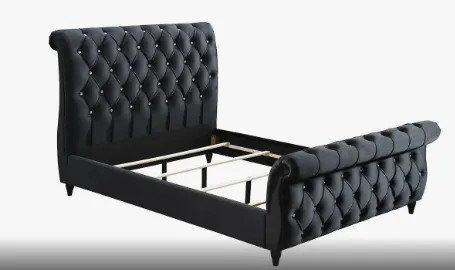 5101 BLACK QUEEN BED