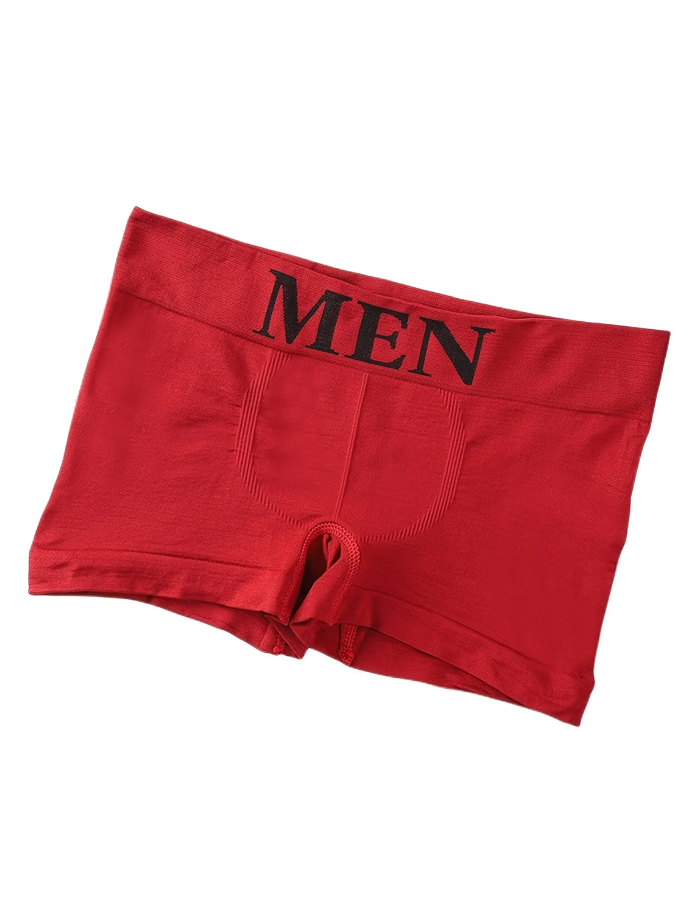 5pcs Men's Plain Color High Stretch Breathable Quick Drying Comfortable Boxer Briefs Underwear