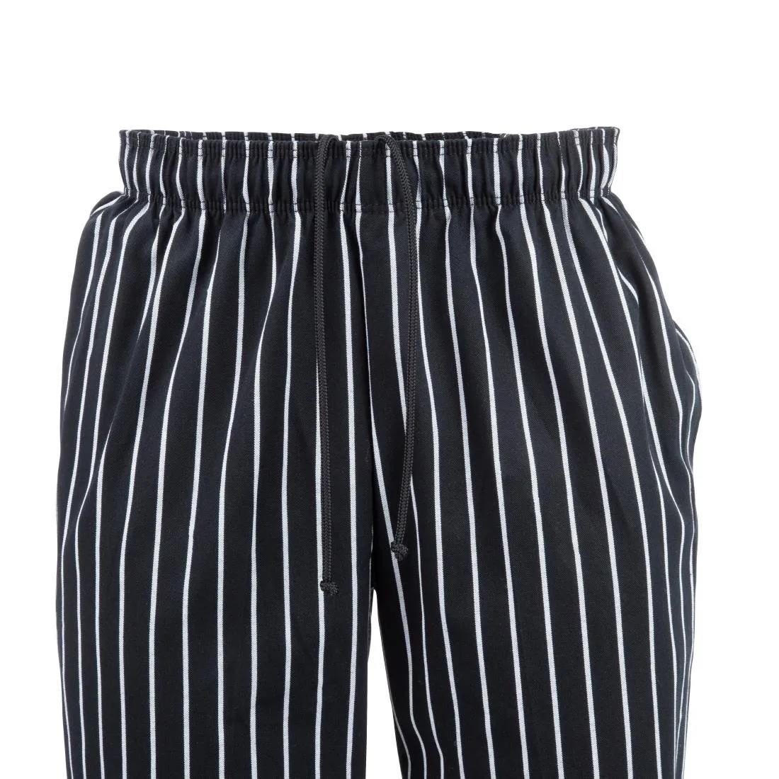 A940-4XL Chef Works Designer Baggy Pant Chalk Stripe 4XL