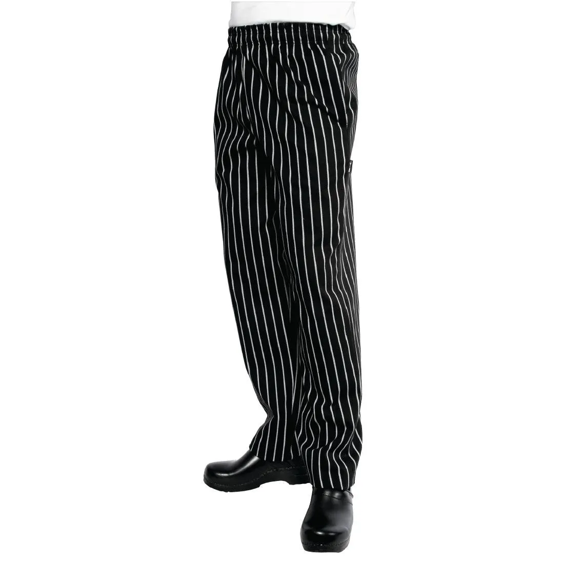 A940-4XL Chef Works Designer Baggy Pant Chalk Stripe 4XL