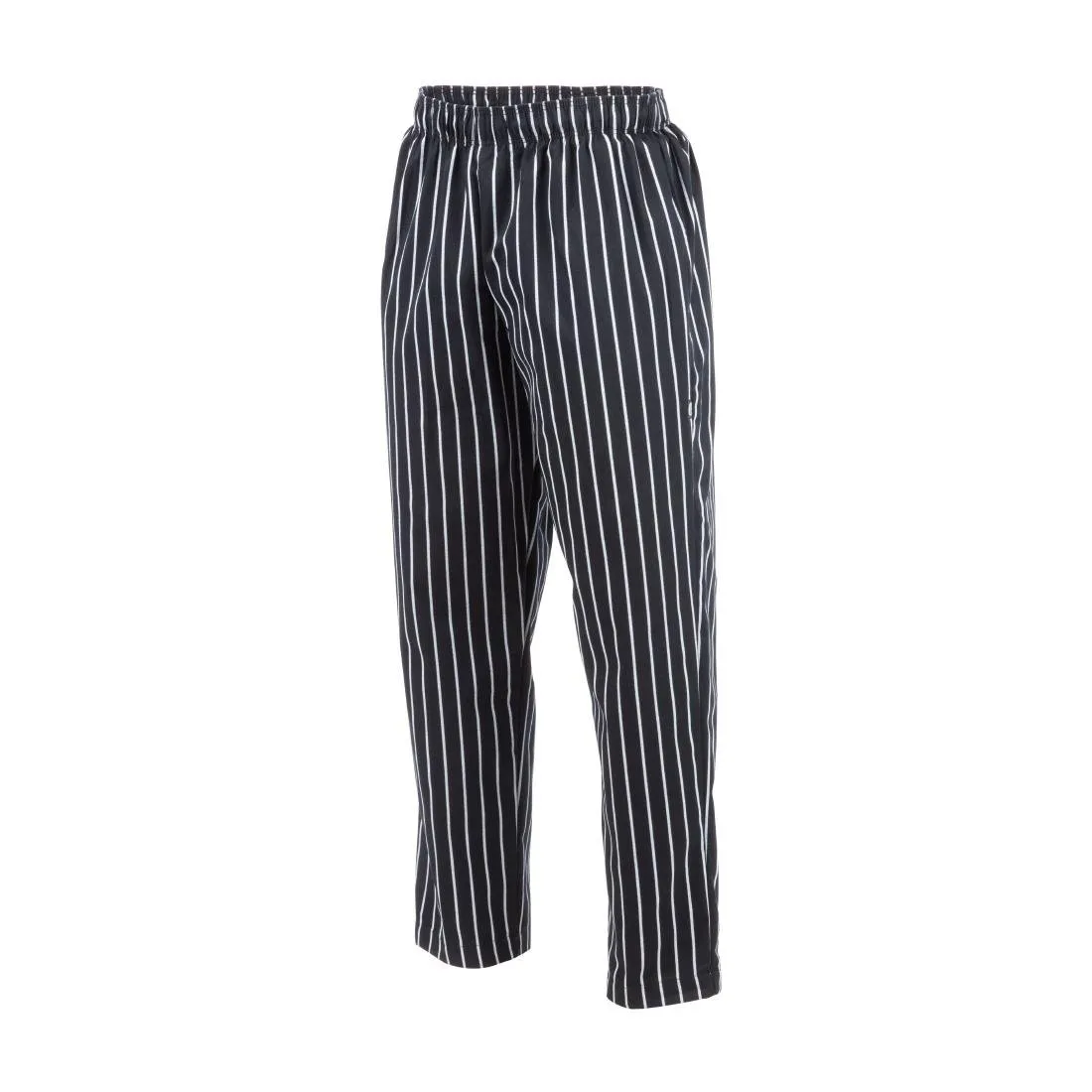 A940-4XL Chef Works Designer Baggy Pant Chalk Stripe 4XL