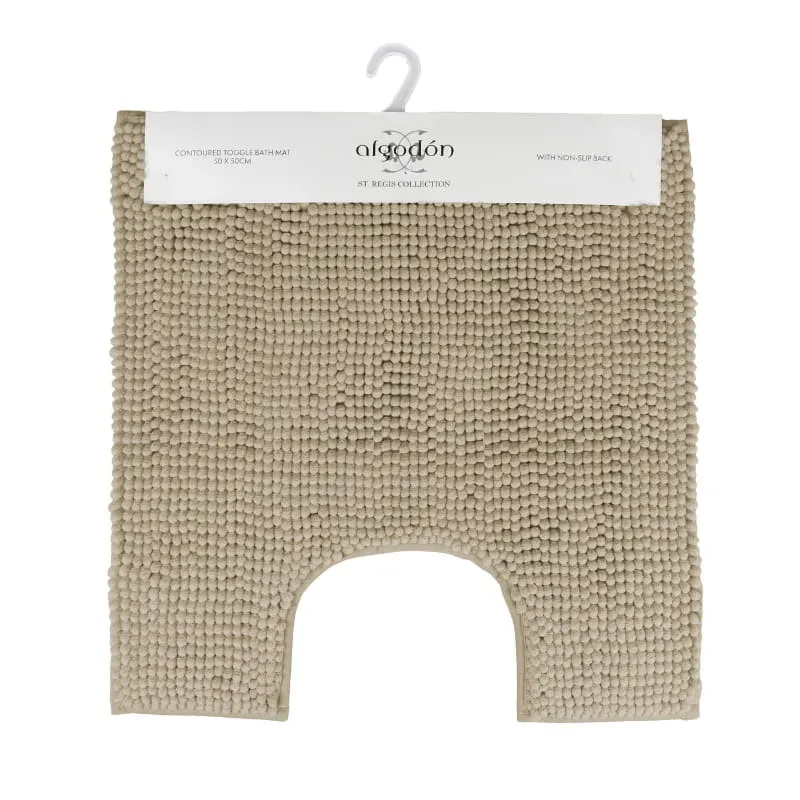 Algodon Toggle Contoured Bath Mat