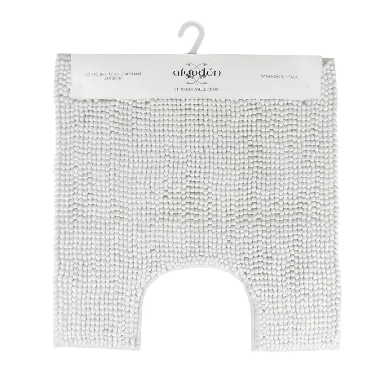 Algodon Toggle Contoured Bath Mat