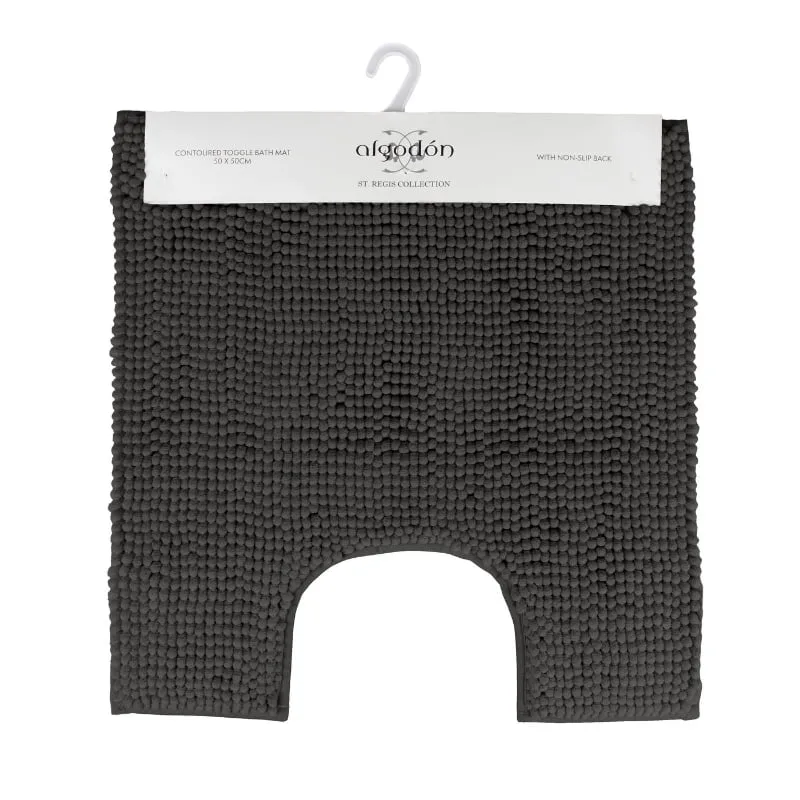 Algodon Toggle Contoured Bath Mat