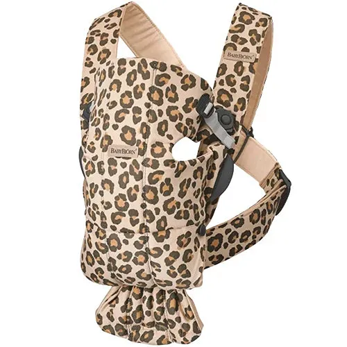 Baby Carrier Cotton Mini - Beige Leopard