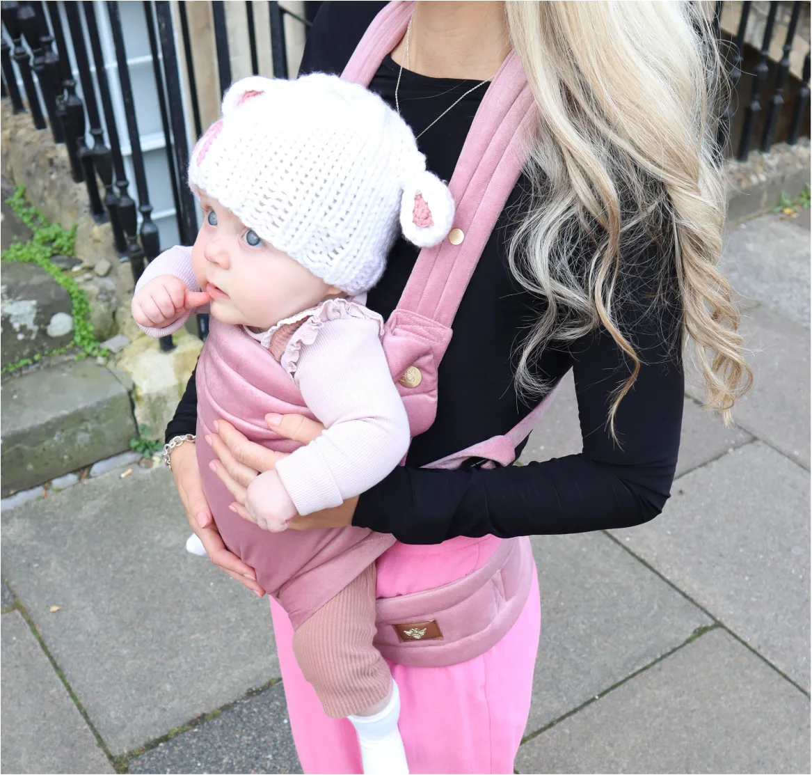 Bizzi Growin NOMAD™️ Baby Carrier - Cinder Rose