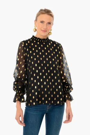 Black Celeste Blouse