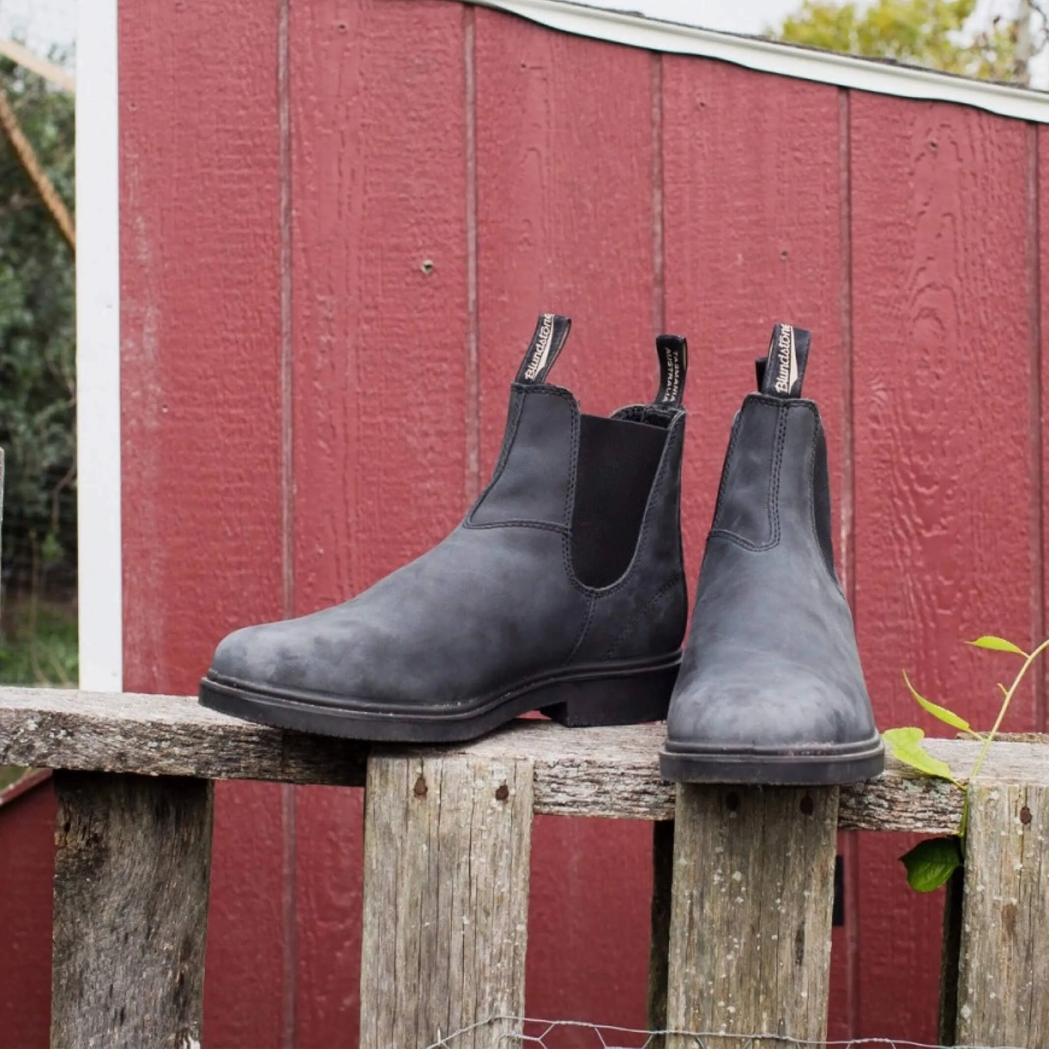 Blundstone Rustic Black Dress Chelsea Boot