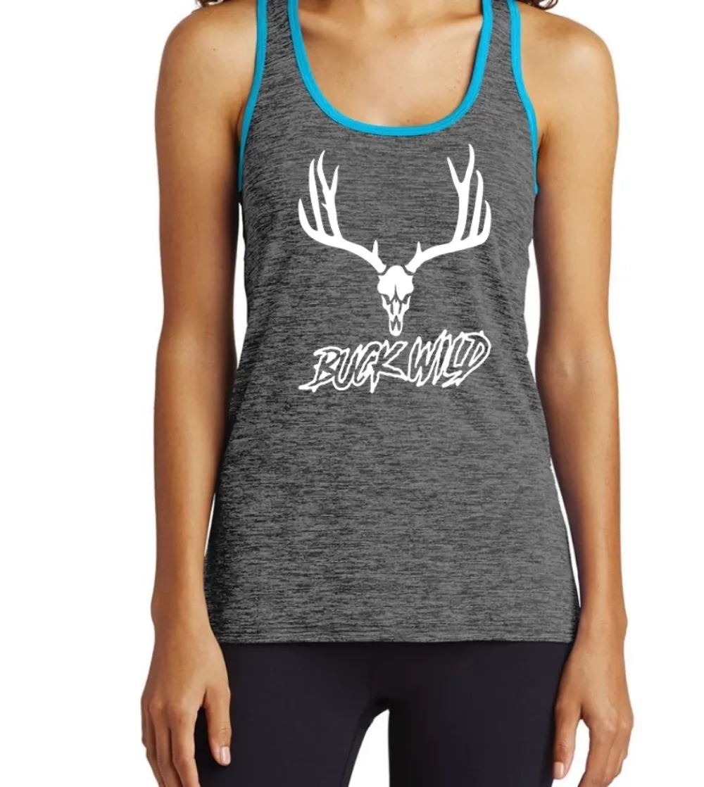 Buckwild Racer Back Tank Top (assorted colors)