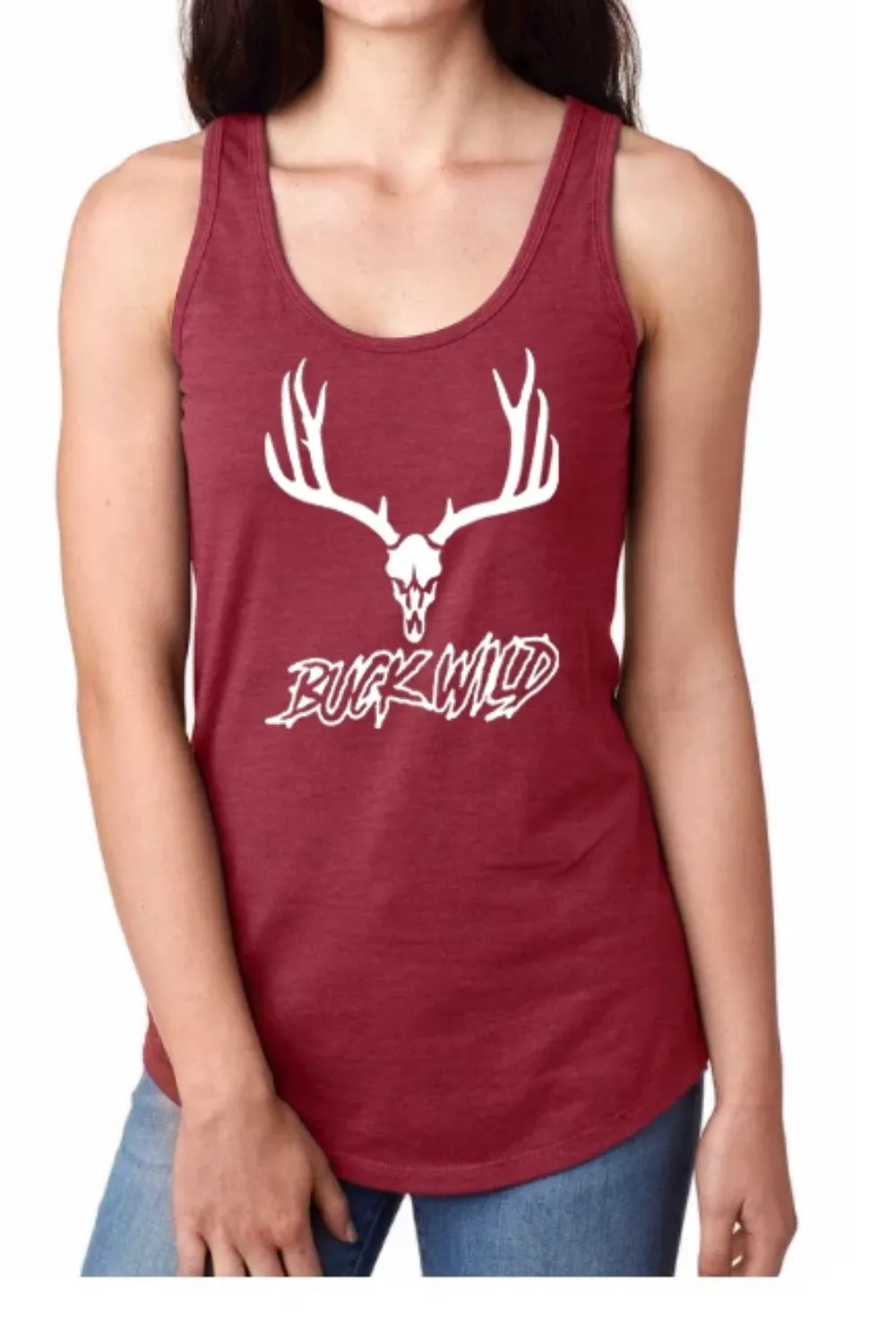 Buckwild Racer Back Tank Top (assorted colors)