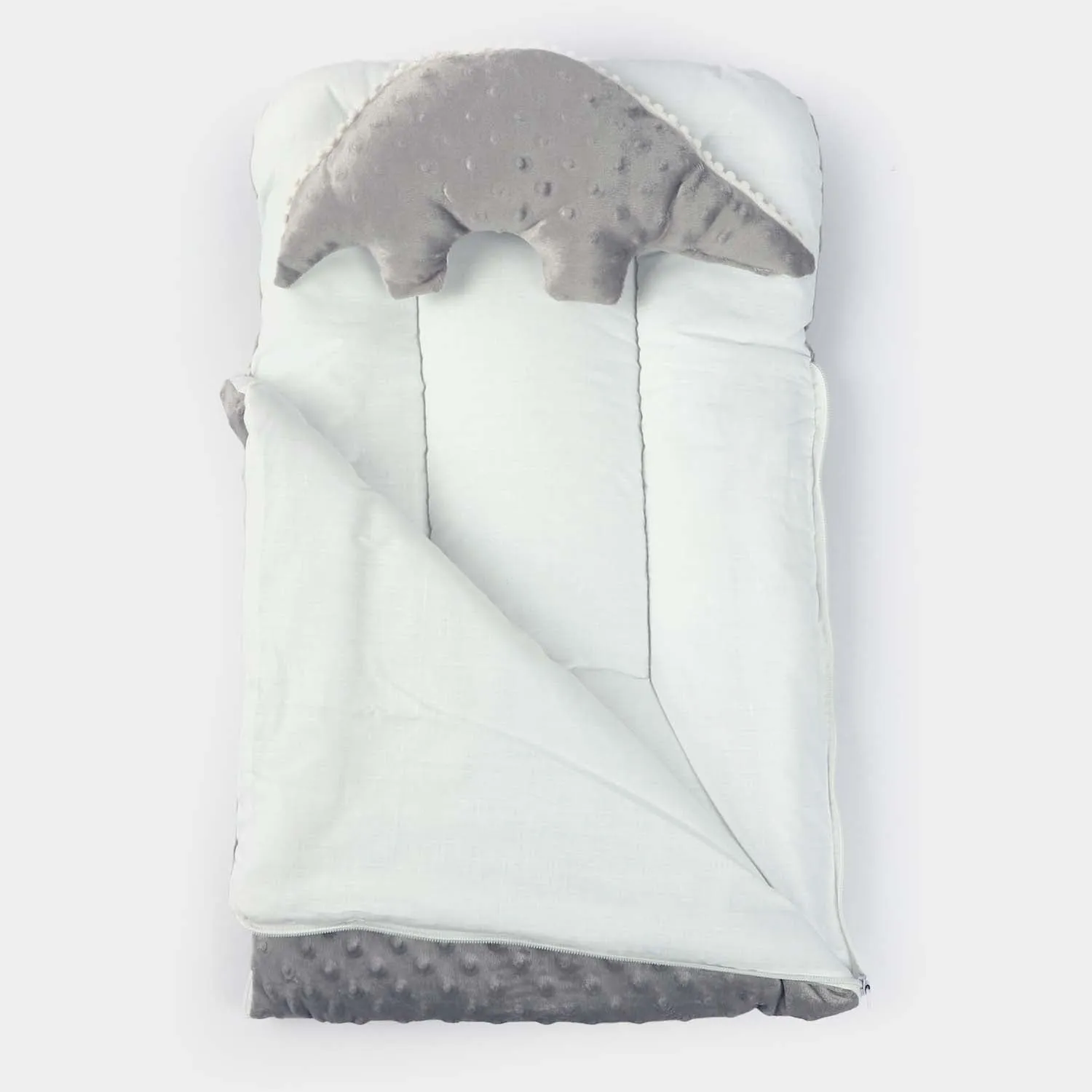 Carry Nest With Dino Pillow | Grey