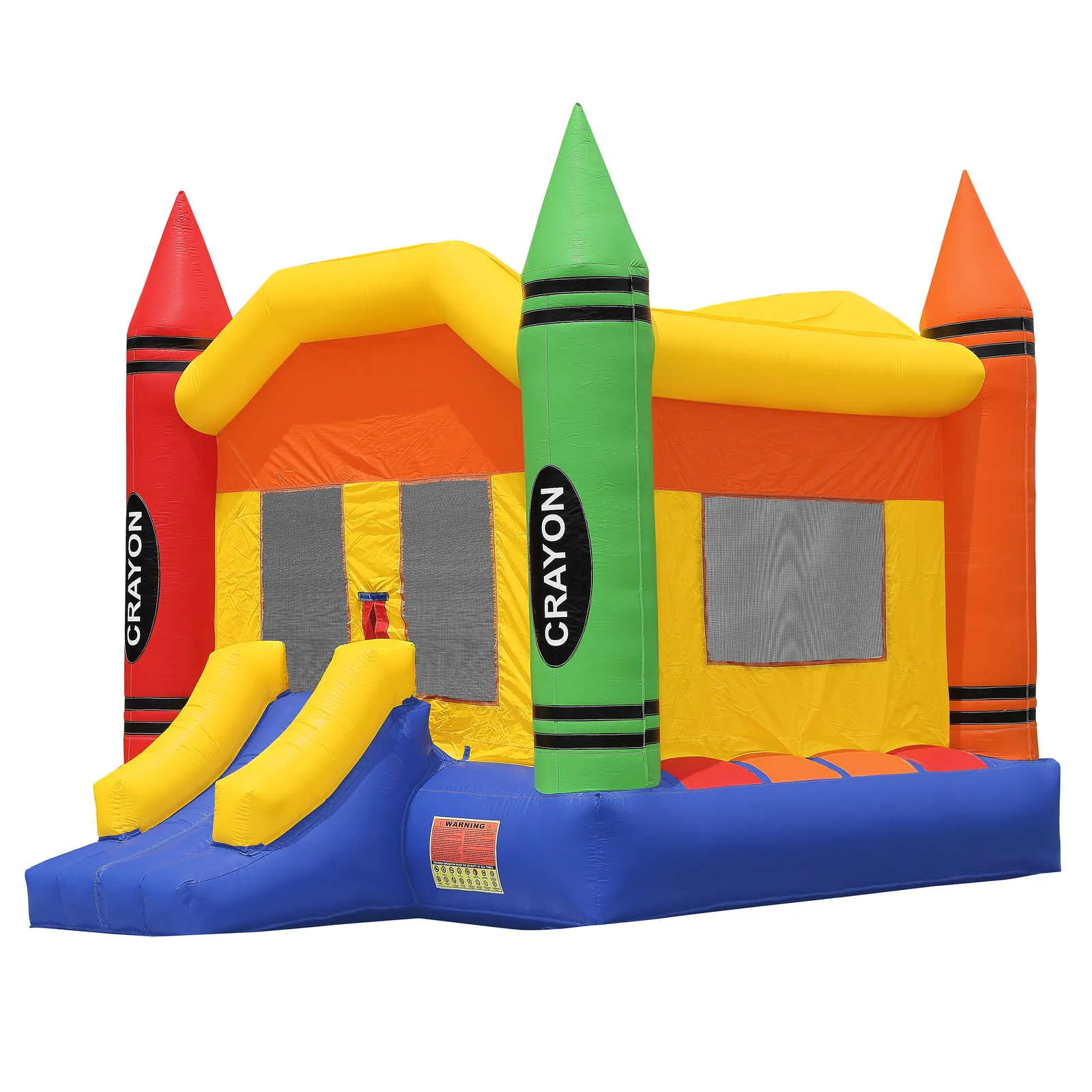 Commercial Crayon Castle Bounce House by Inflatable HQ