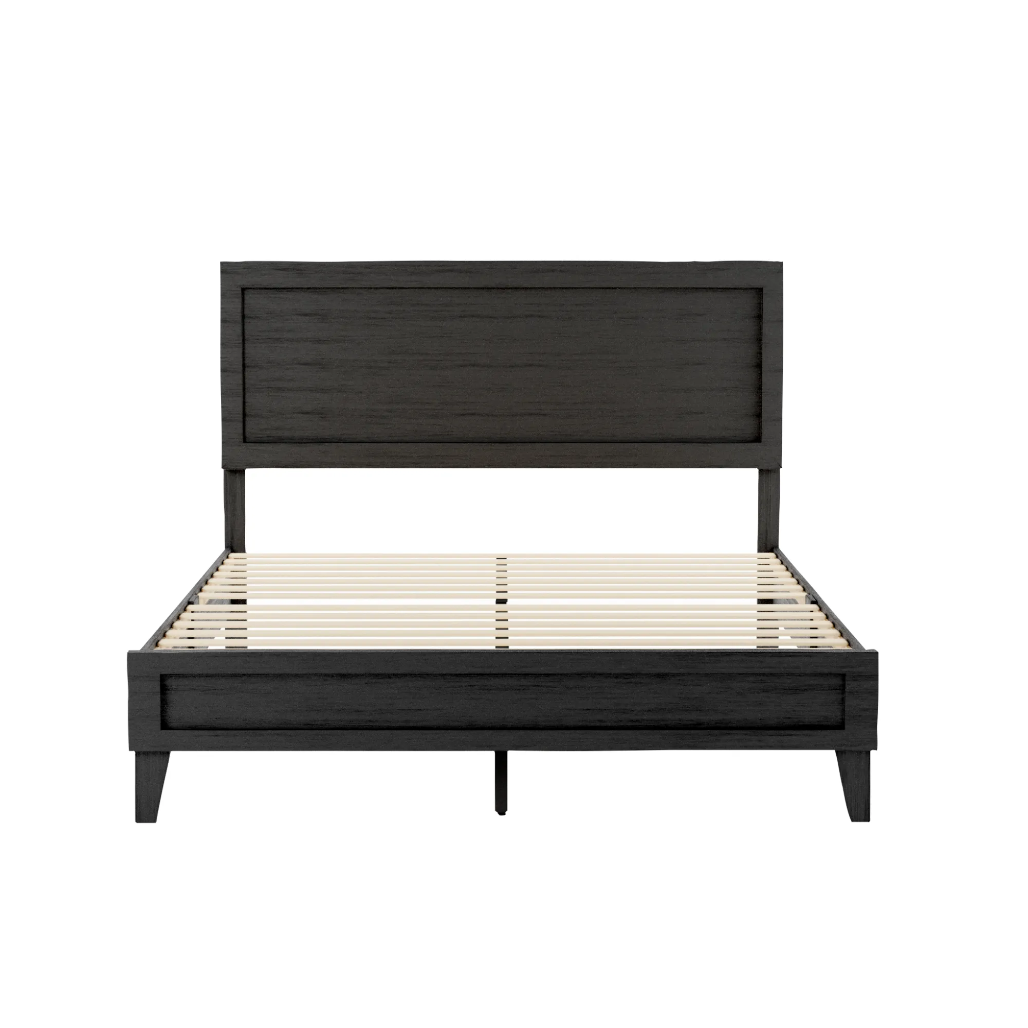 Delta Wood Platform Bed Frame with Headboard