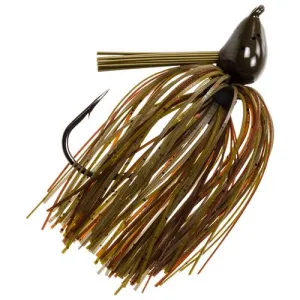 Denny Brauer Structure Jig - 5-0 Hook, 1 oz, Green Pumpkin, Per 1