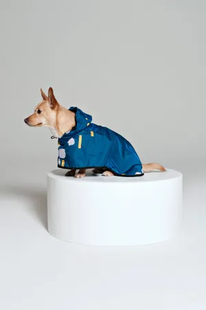 Dog Rain Poncho Japanese Blossom