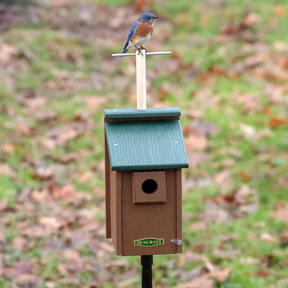 Duncraft Bird-Safe® Perch View Bluebird House & Pole