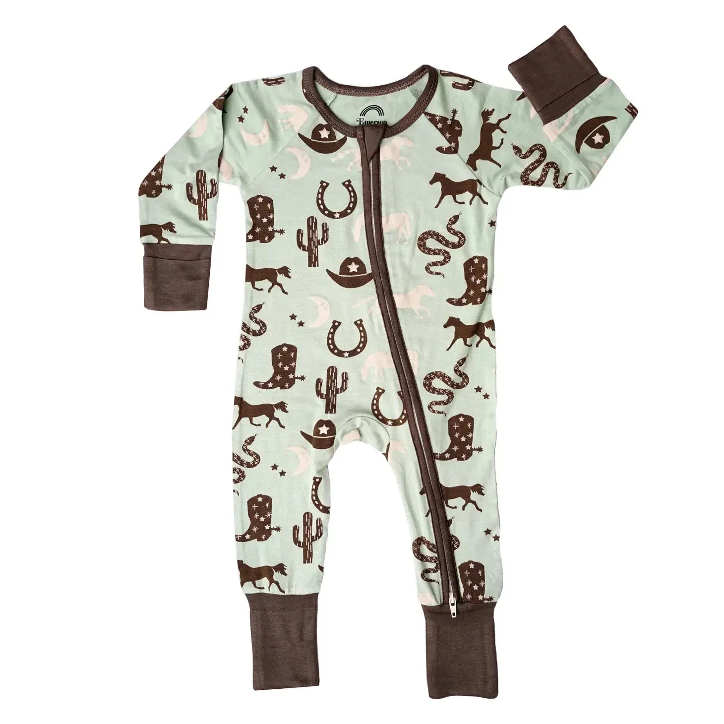 Emerson and Friends - Giddy Up Bamboo Convertible Romper