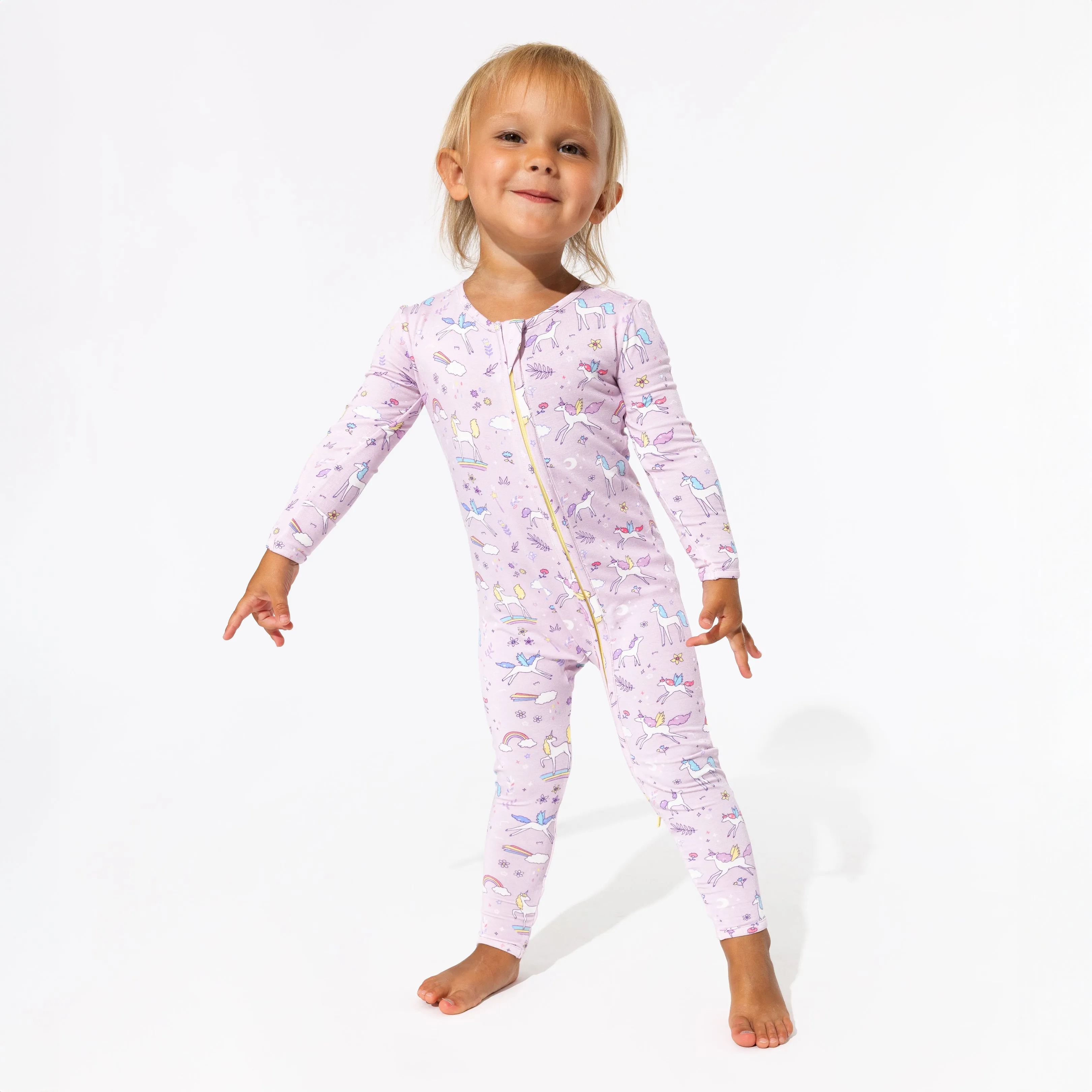 Enchanted Unicorn Bamboo Convertible Footie