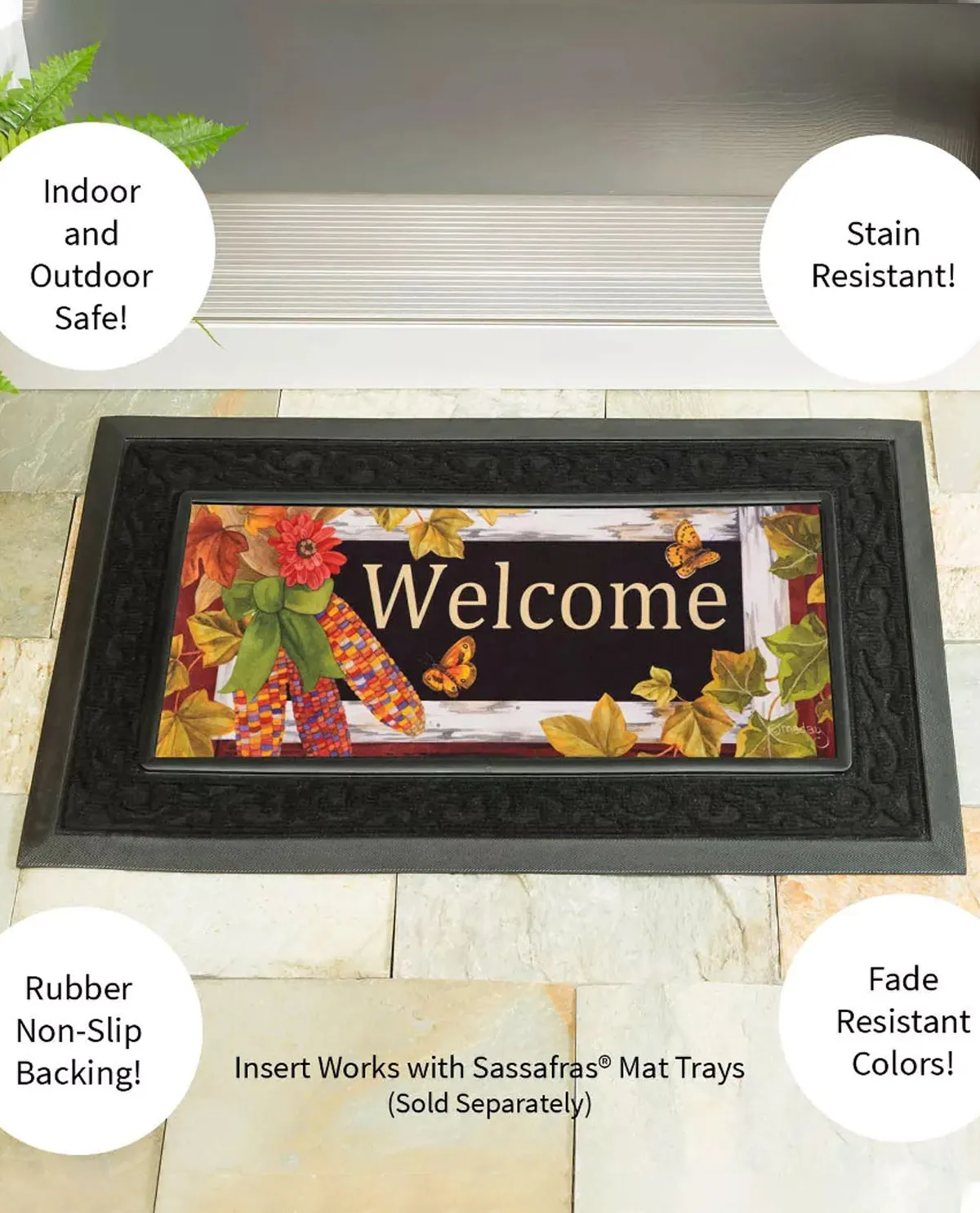 Fall Corn Sassafras Switch Doormat