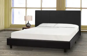 Full Bed & Mattress Set - Black