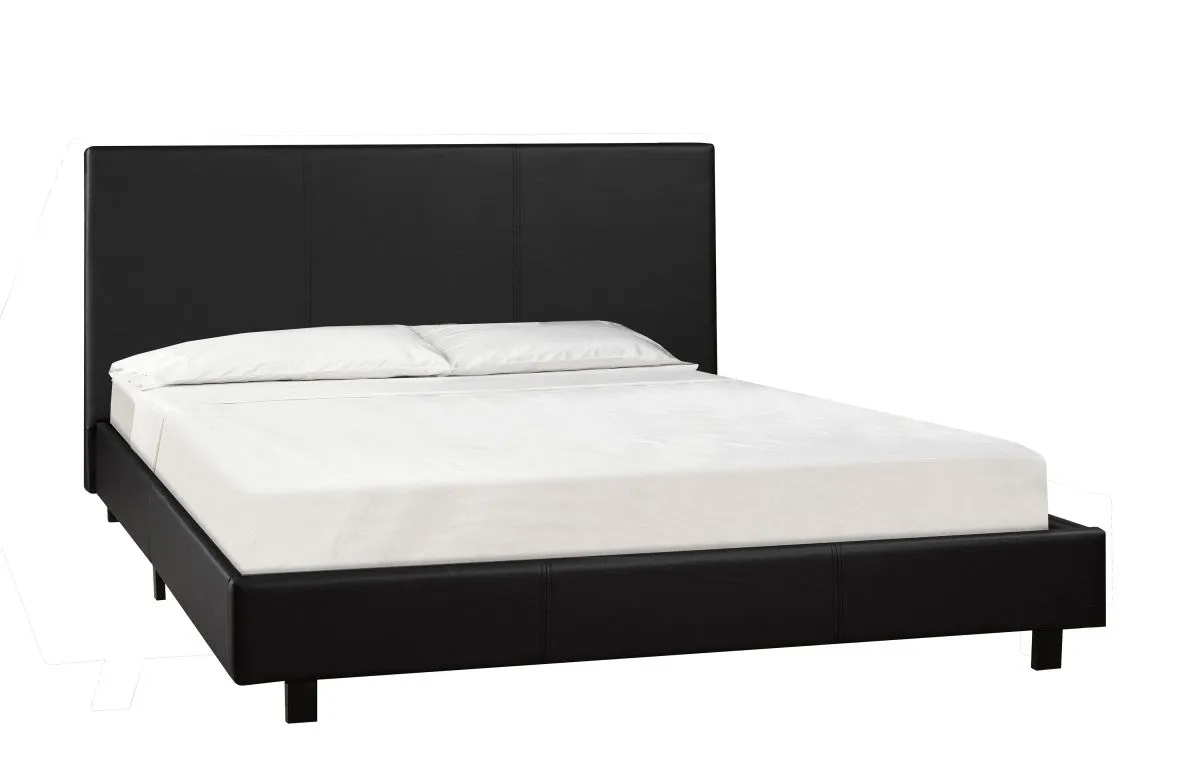 Full Bed & Mattress Set - Black