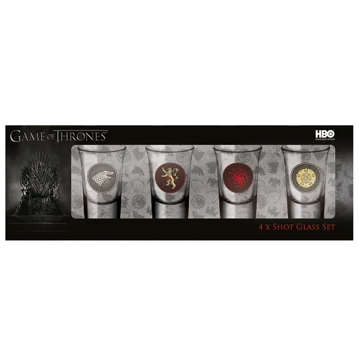 Game of Thrones Shot Glass Set