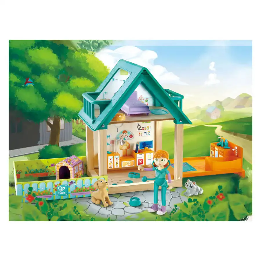 Hape Furry Friend Vet Set