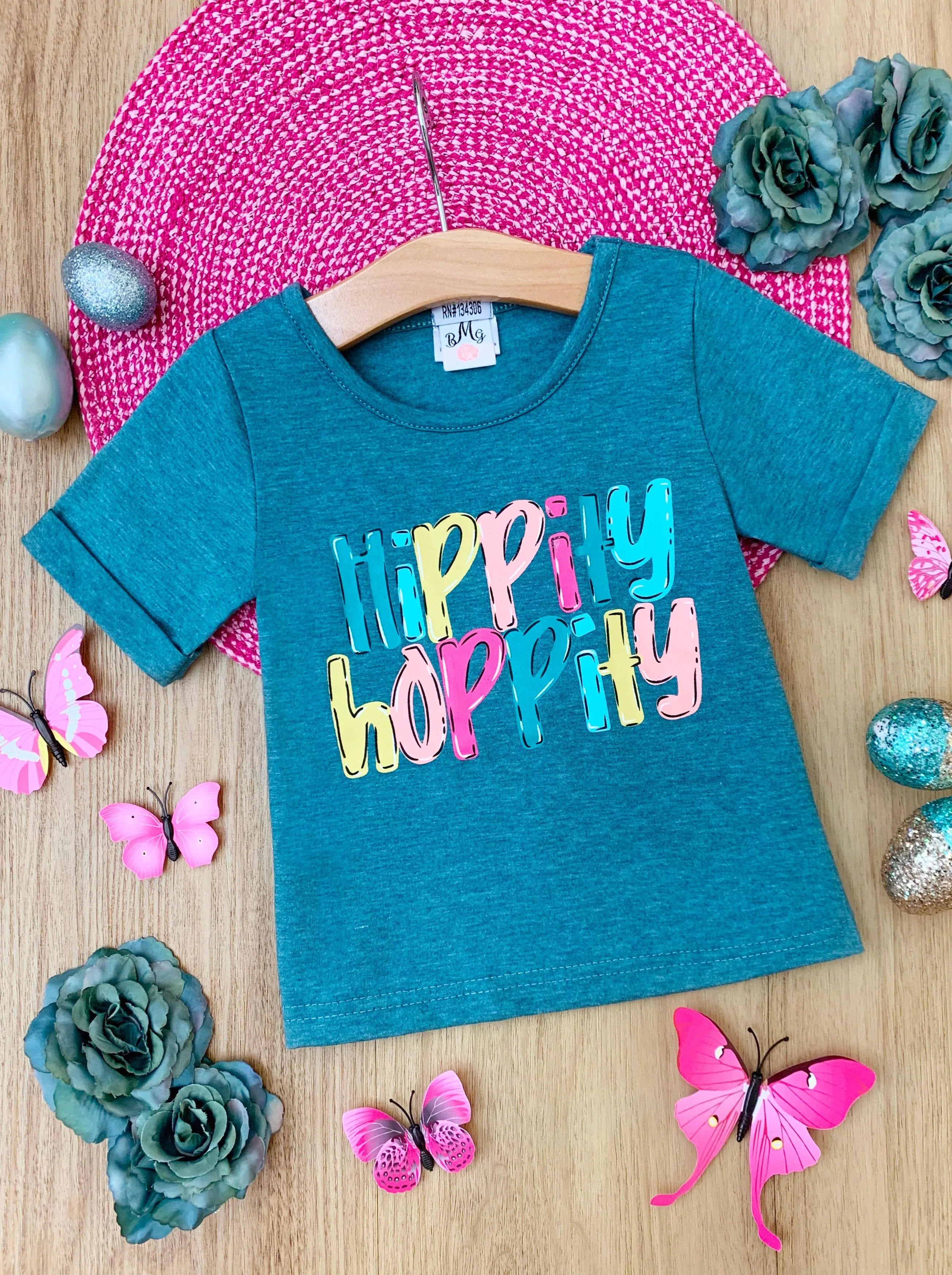 Hippity Hoppity Rainbow Top