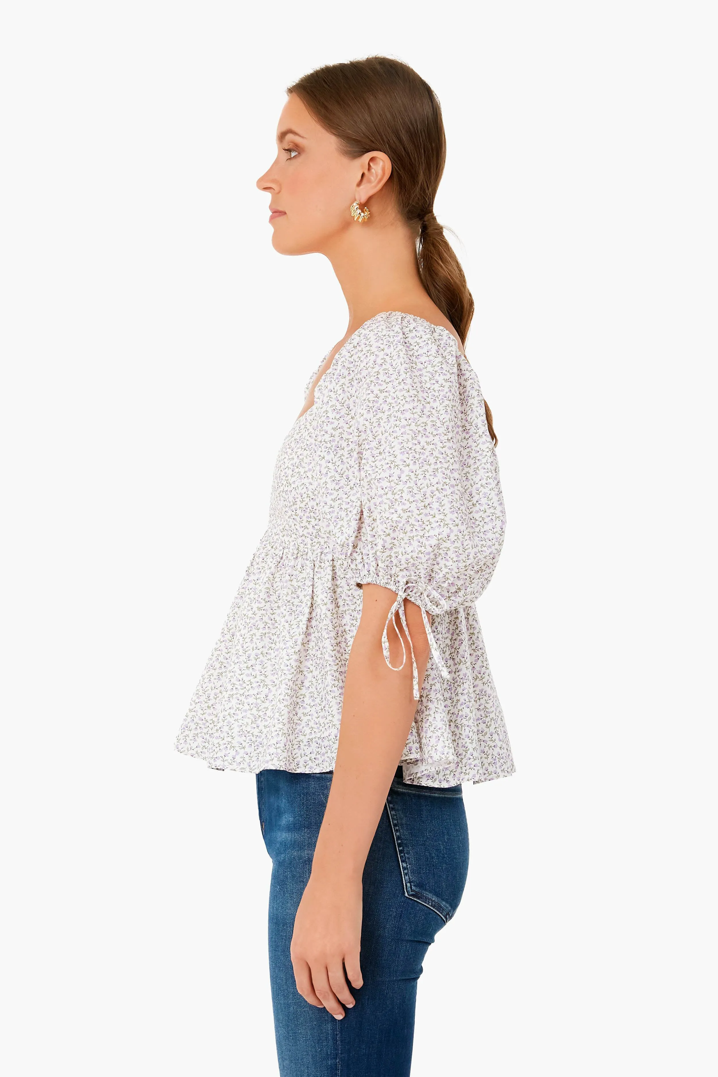 Lavender Society Blouse