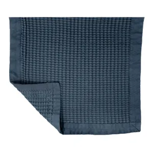 Midnight Blue Waffle Bath Mat - Modern Style