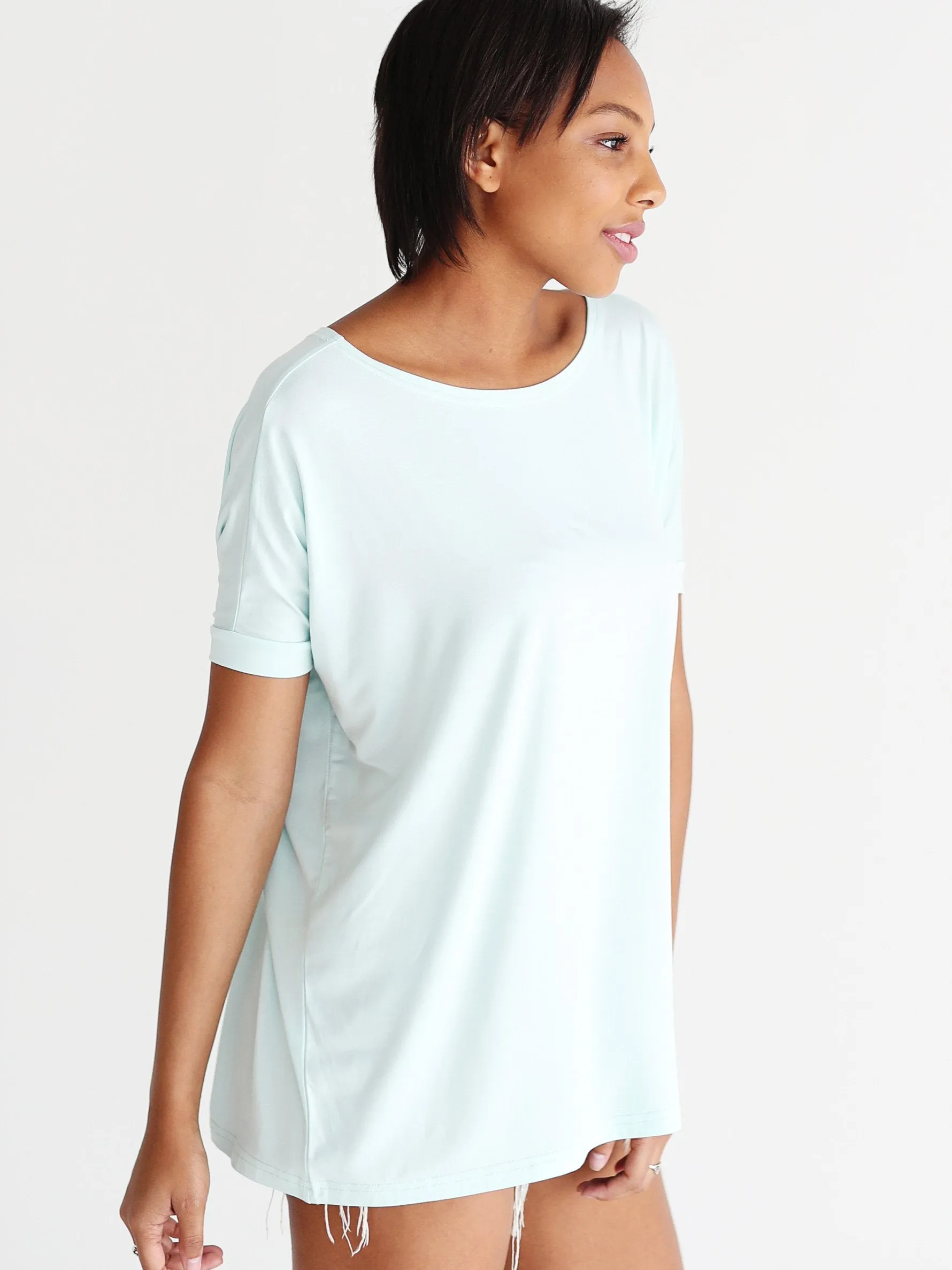 Mint Short Sleeve Top