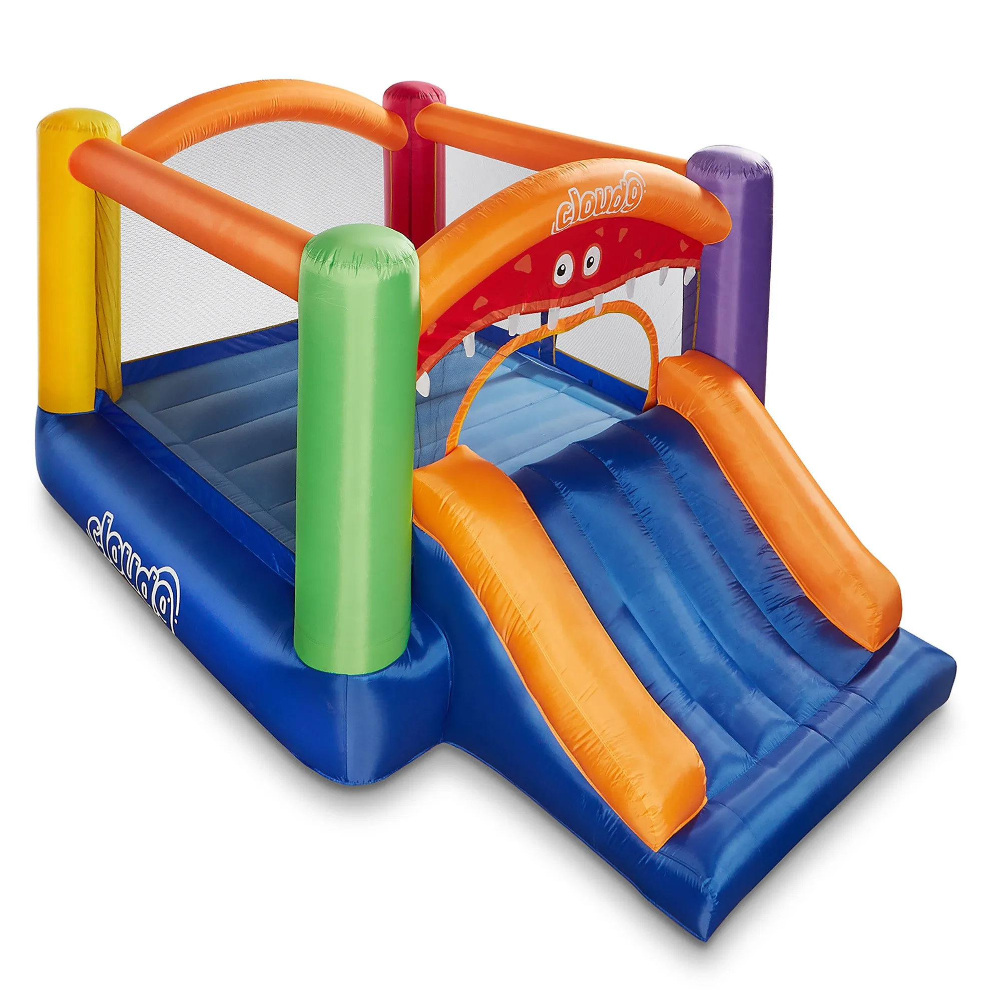 Monster Theme Bounce House with Slide and Blower by Cloud 9