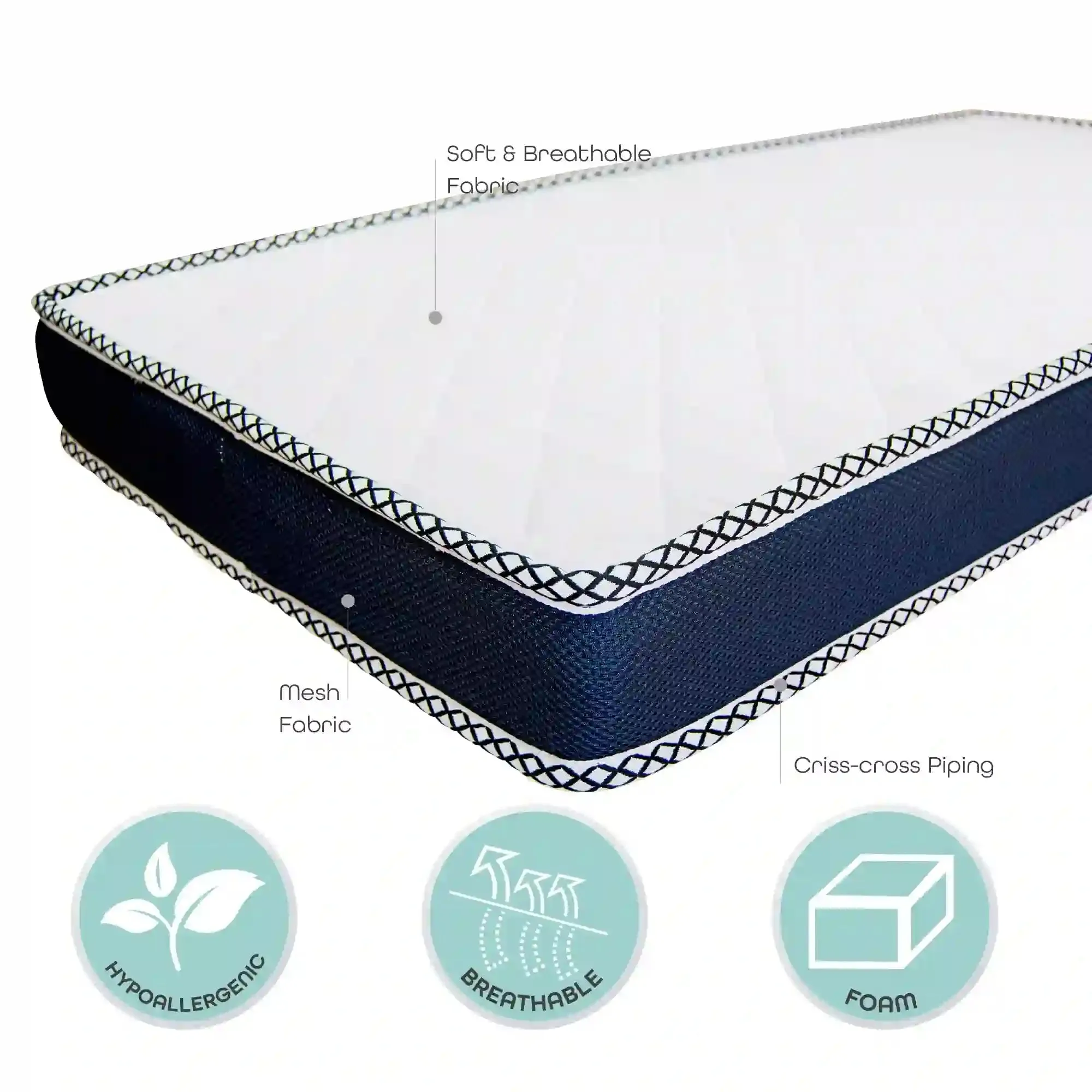 Moon Kids Mattresses (133 x 70 x 10 cm)