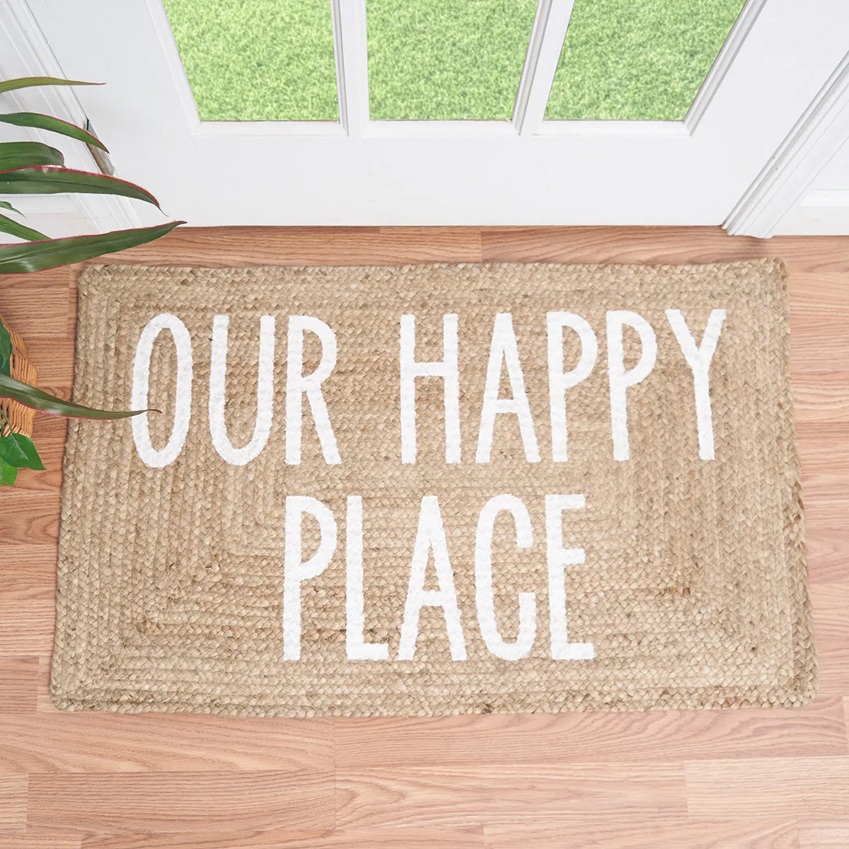 Our Happy Place Jute Braided Rug