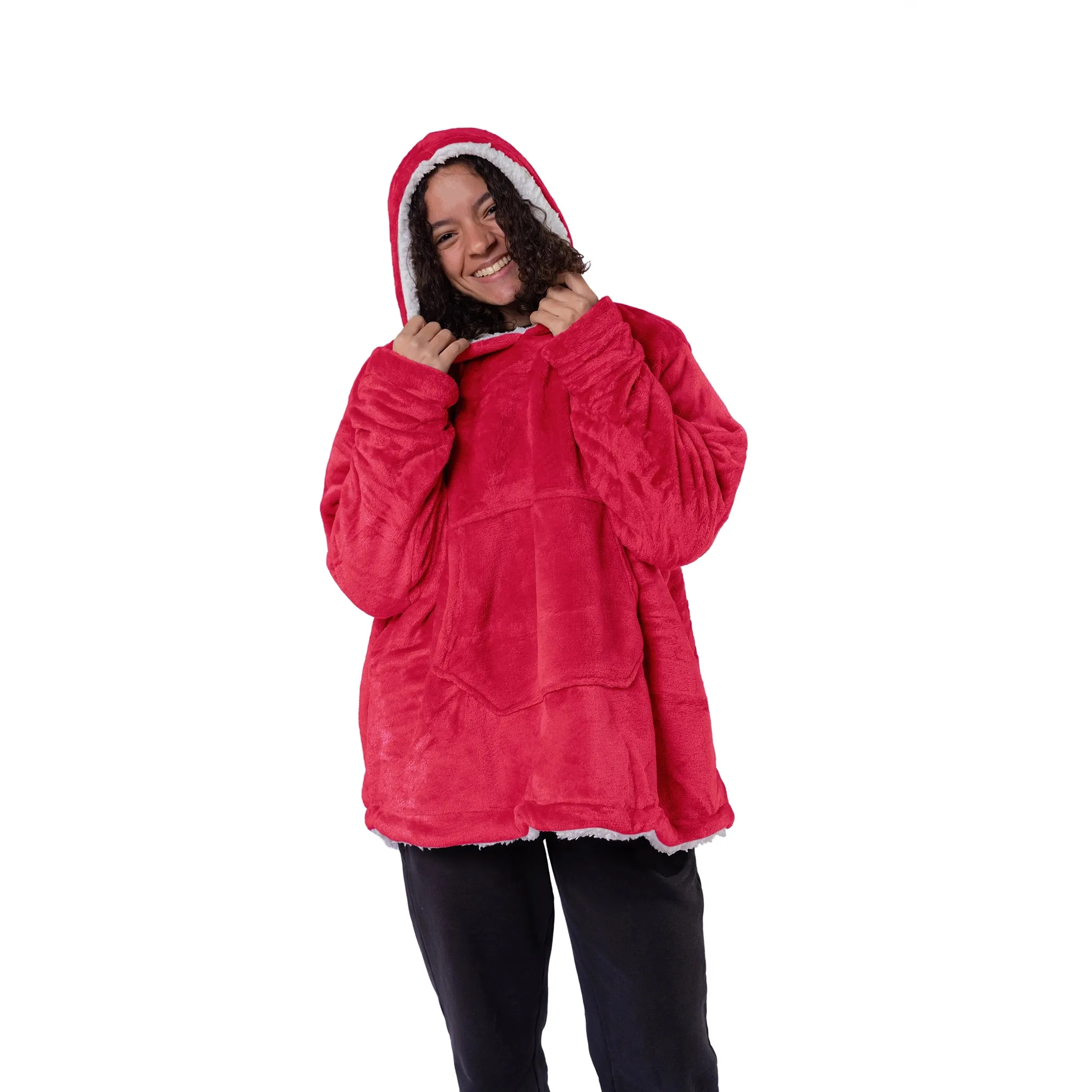 Oversized Sherpa Hoodie 2 sizes (Unisex)