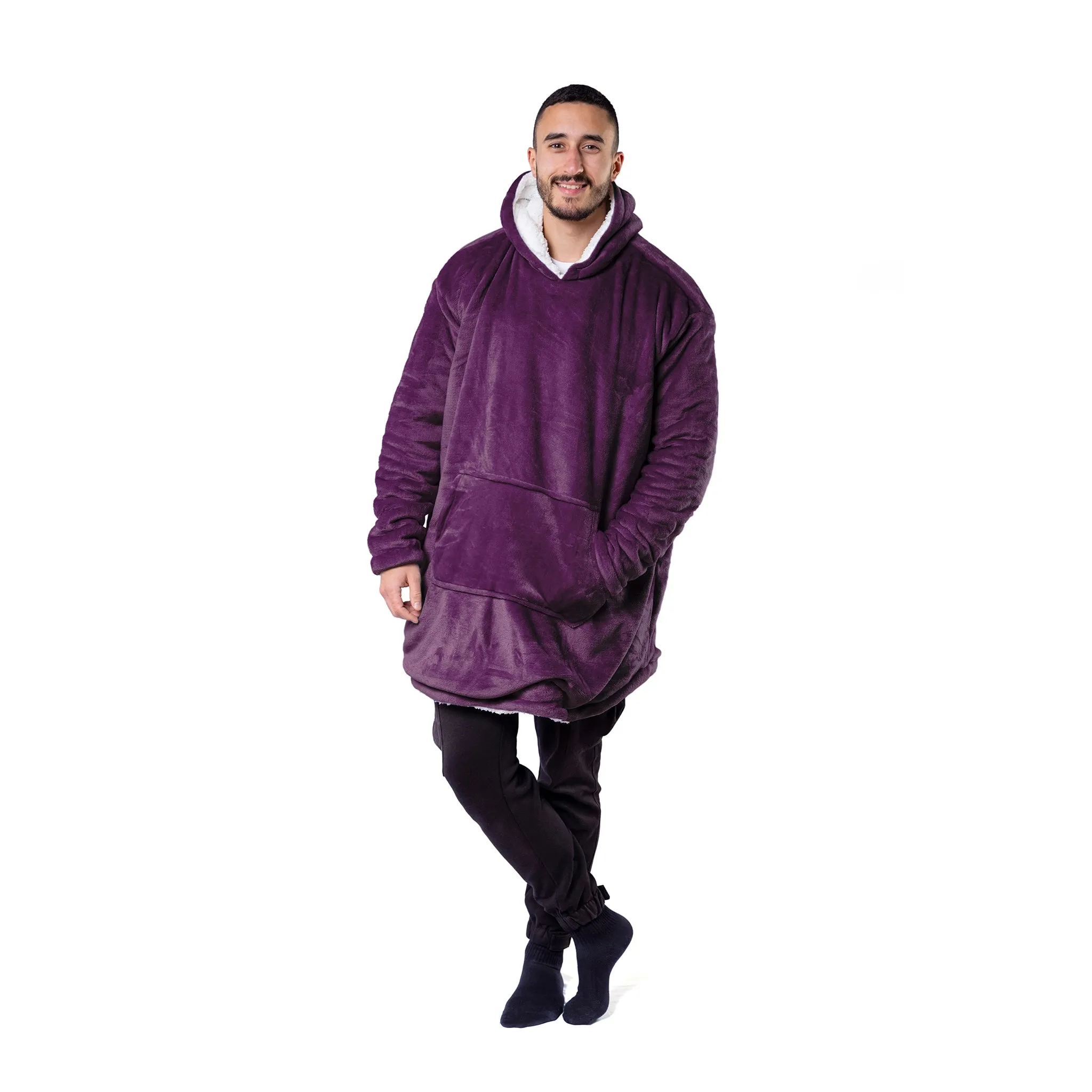 Oversized Sherpa Hoodie 2 sizes (Unisex)