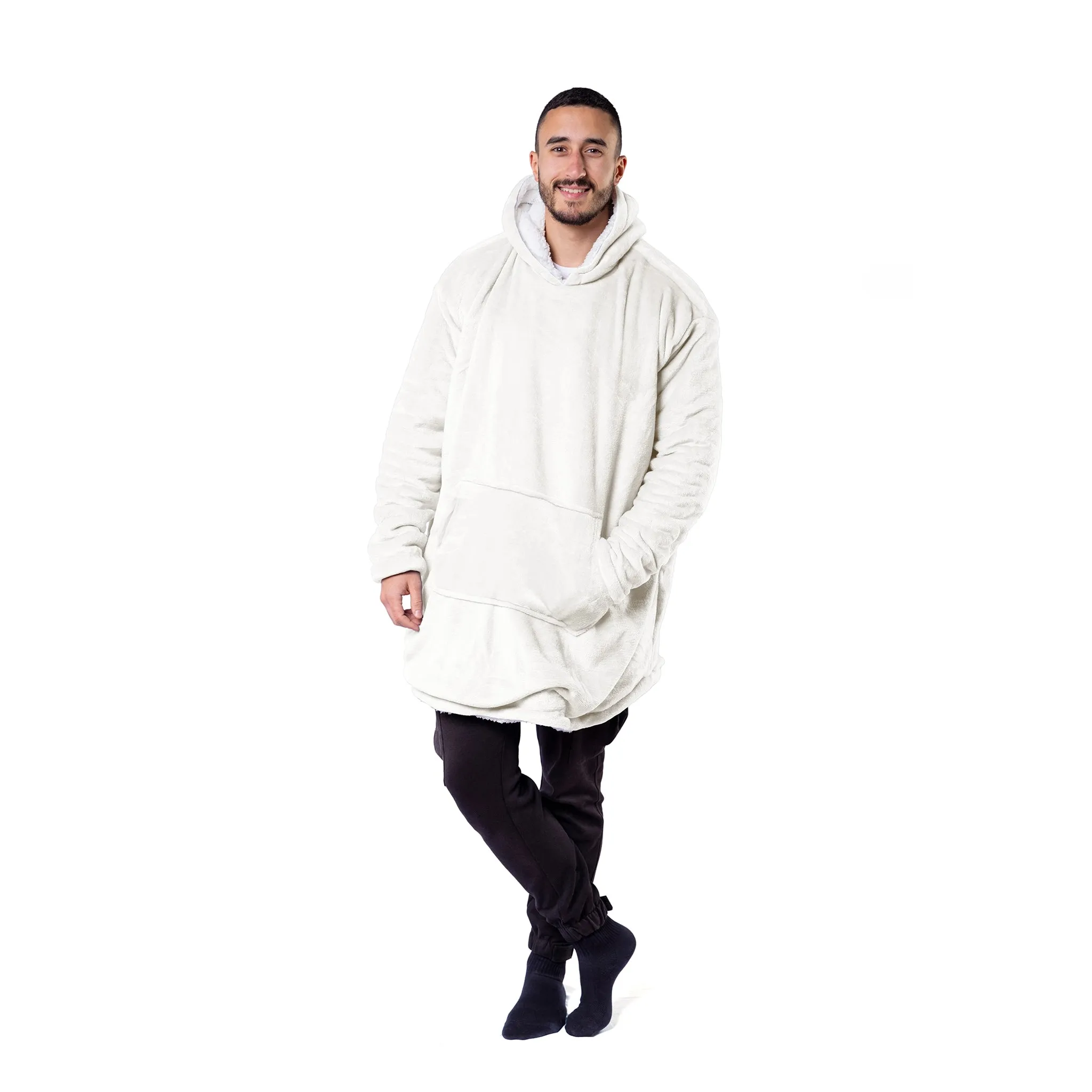 Oversized Sherpa Hoodie 2 sizes (Unisex)