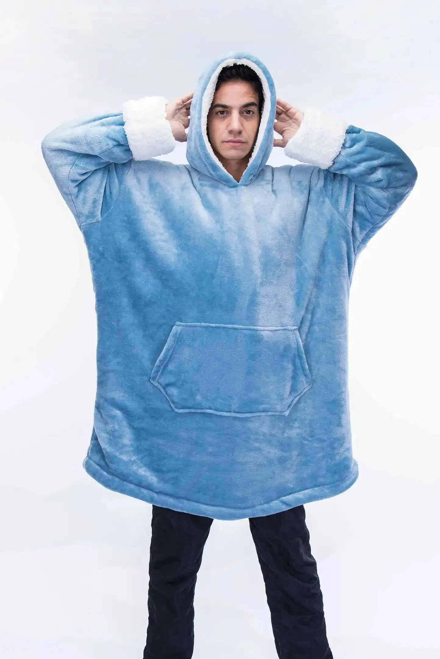 Oversized Sherpa Hoodie 2 sizes (Unisex)