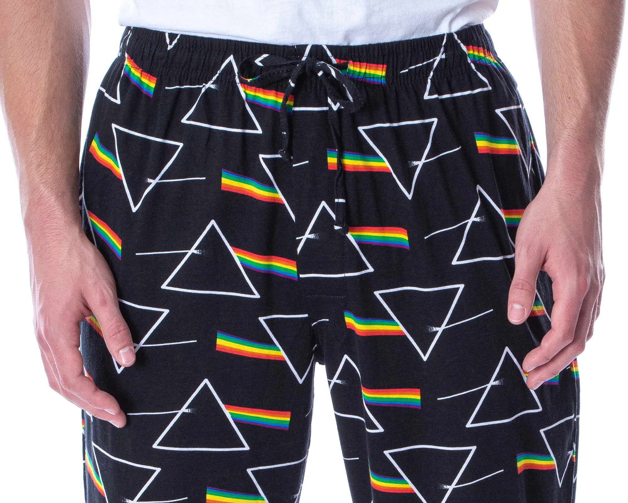 Pink Floyd Pajama Pants Adult Dark Side of the Moon Prism Sleep Lounge Pants