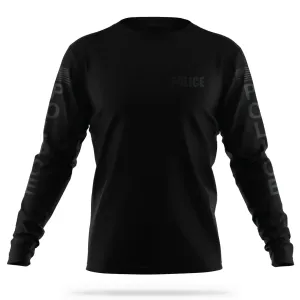 [POLICE] Men's Utility Long Sleeve [BLK/BLK]