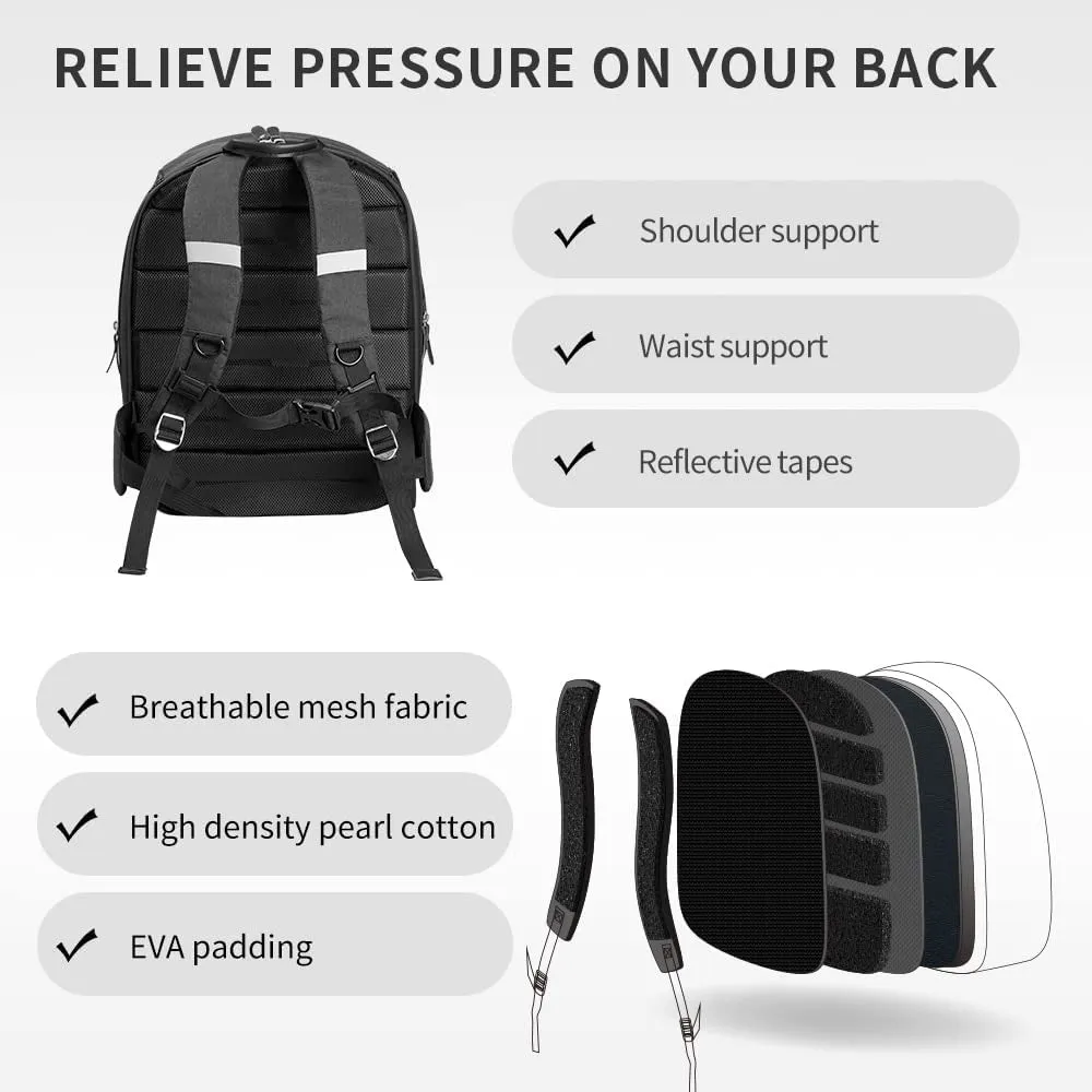 Professional Product Title: "Premium Ventilated Pet Backpack Carrier with Integrated Fan and Light - Ideal for Travel, Hiking, and Walking - Lightweight and Spacious Outdoor Backpack for Cats and Puppies"