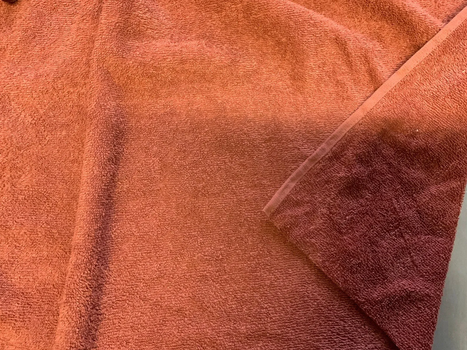 RUSSET  Pure Cotton Thick LUXURY TOWELLING Fabric by Truly Sumptuous