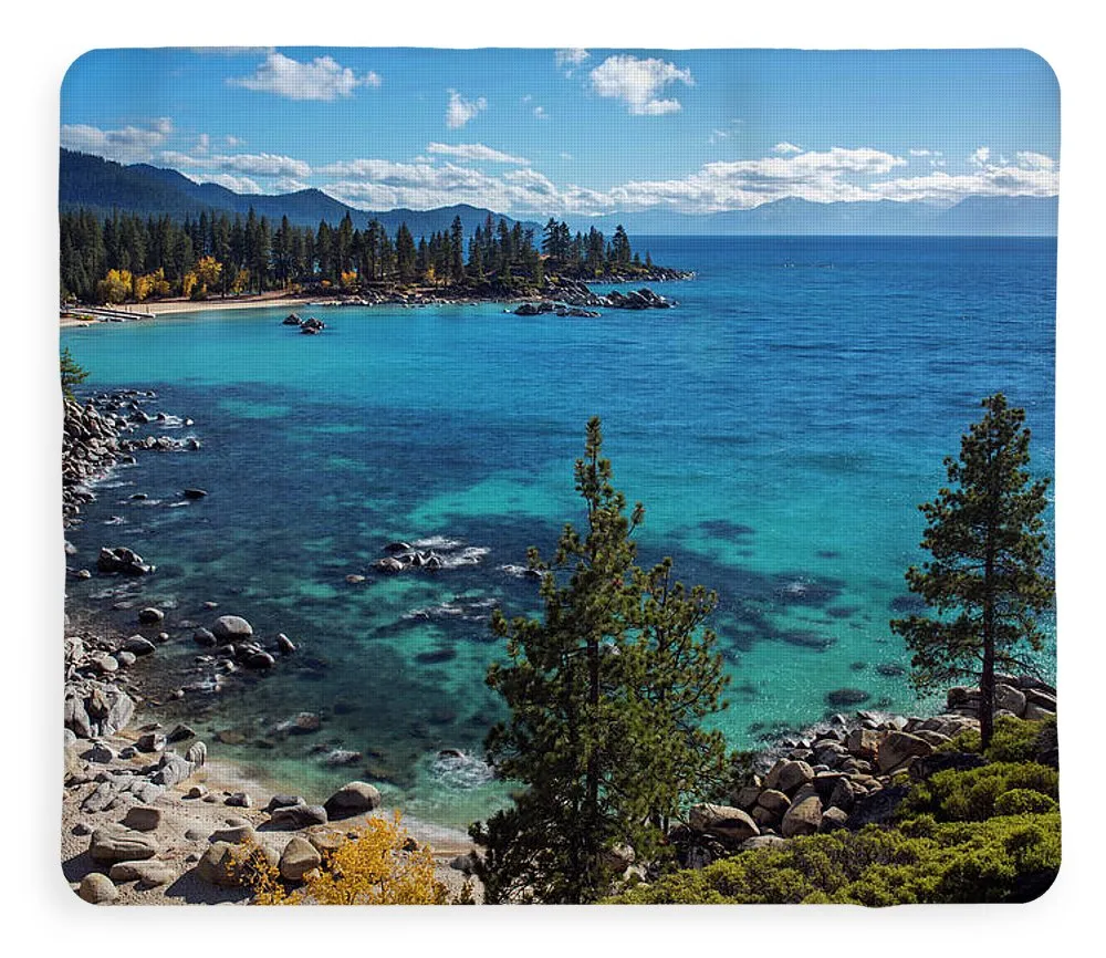 Sand Harbor Lookout By Brad Scott  - Blanket