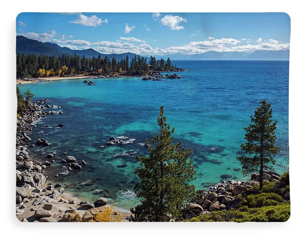 Sand Harbor Lookout By Brad Scott  - Blanket