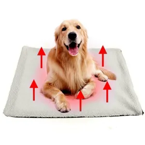 Self Warming Cat Bed Self Heating Mat Warm Thermal Pet Pad for Indoor or Outdoor Pets with Removable Cover Non-Slip Bottom Washable