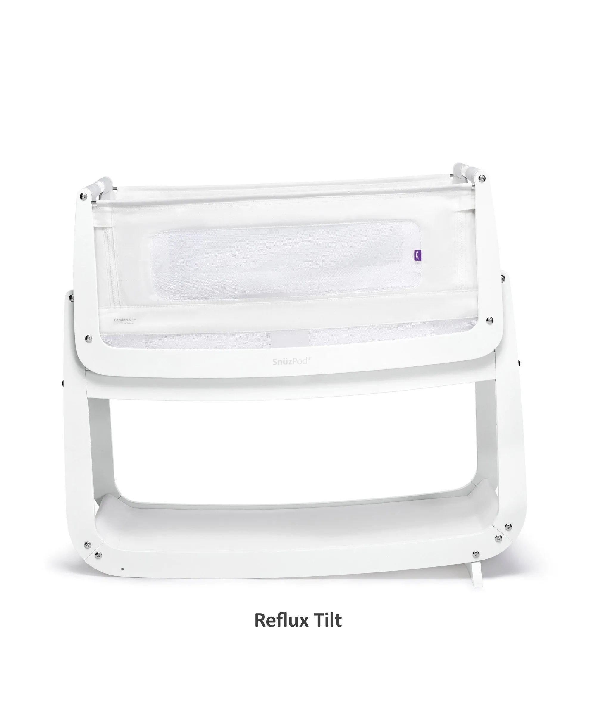 SnuzPod4 Bedside Crib - White