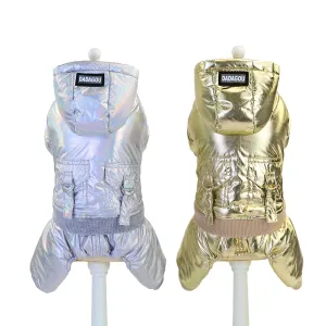 Space cotton suit winter padded pet clothing